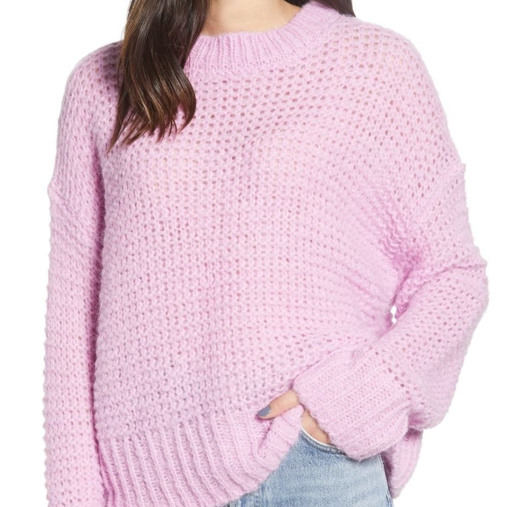 Cheslea28 Crewneck Sweater Purple Tulip